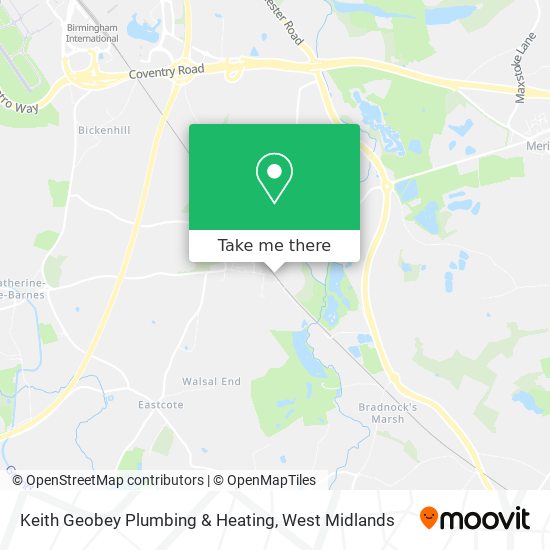 Keith Geobey Plumbing & Heating map