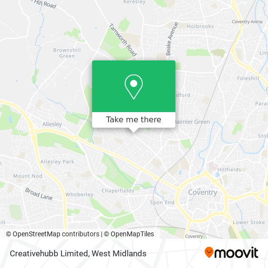 Creativehubb Limited map