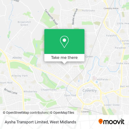 Aysha Transport Limited map