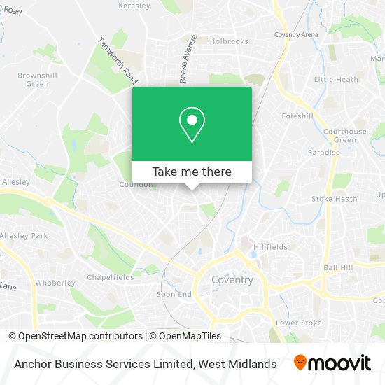 Anchor Business Services Limited map
