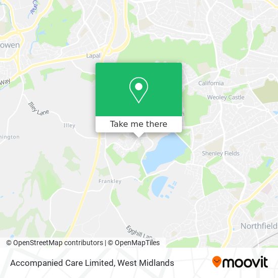 Accompanied Care Limited map