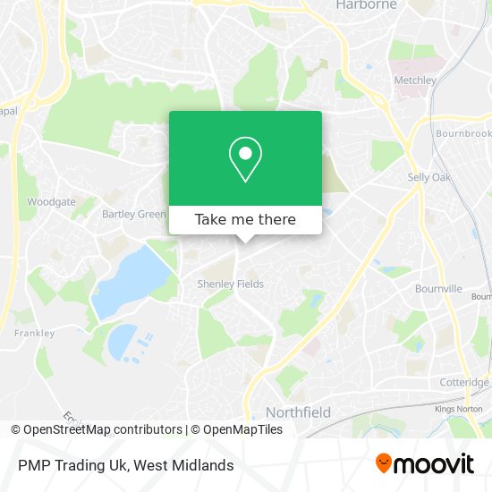 PMP Trading Uk map