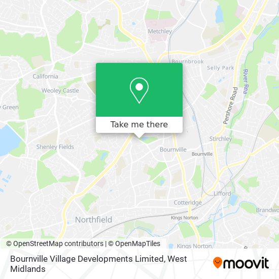 Bournville Village Developments Limited map