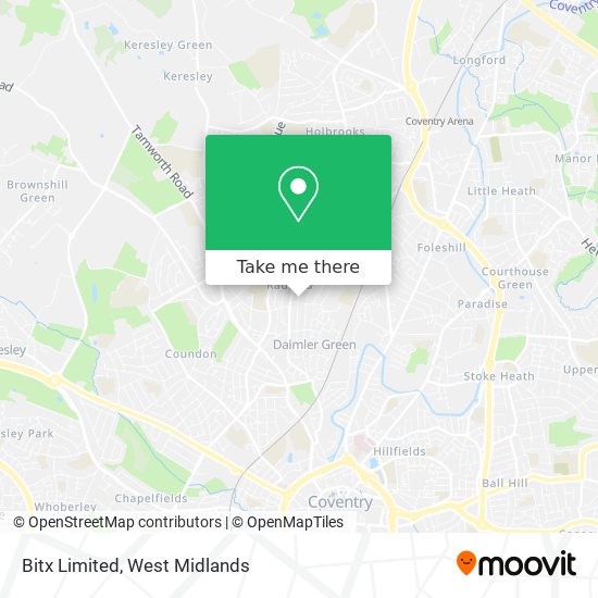 Bitx Limited map