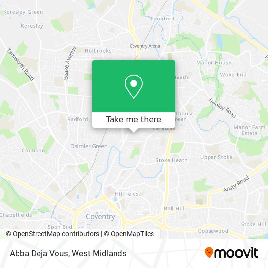 Abba Deja Vous map