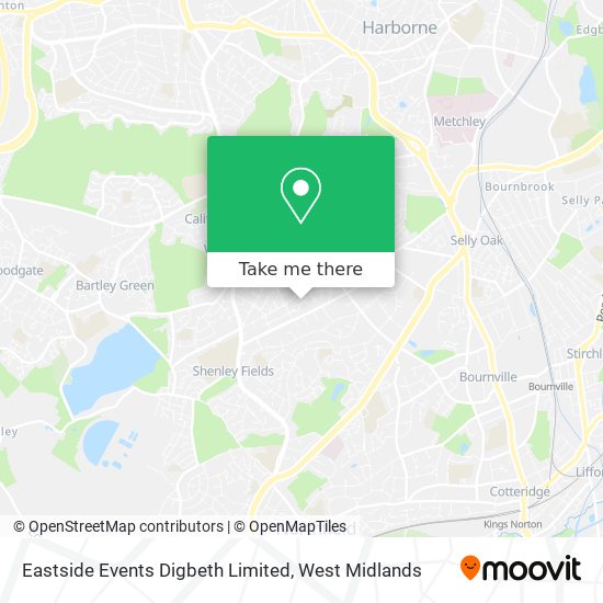 Eastside Events Digbeth Limited map