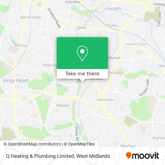 Q Heating & Plumbing Limited map