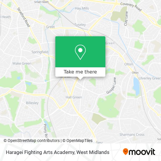 Haragei Fighting Arts Academy map