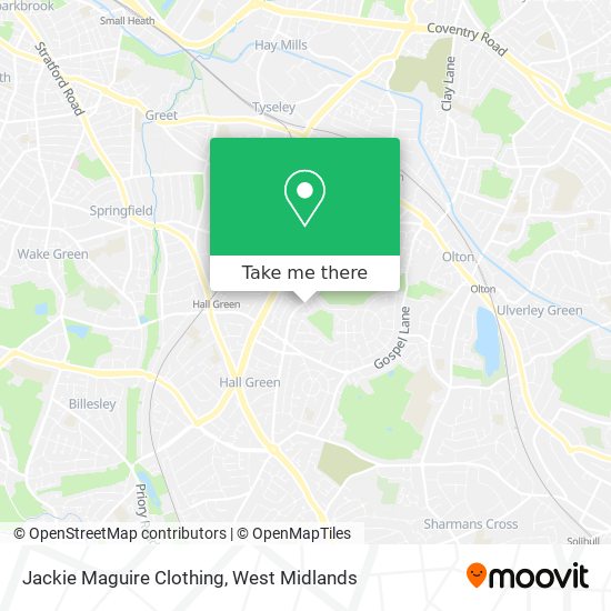 Jackie Maguire Clothing map