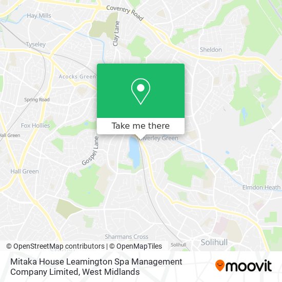 Mitaka House Leamington Spa Management Company Limited map