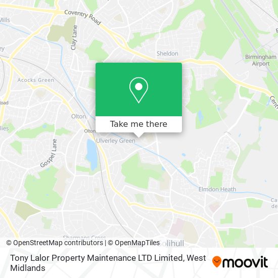 Tony Lalor Property Maintenance LTD Limited map