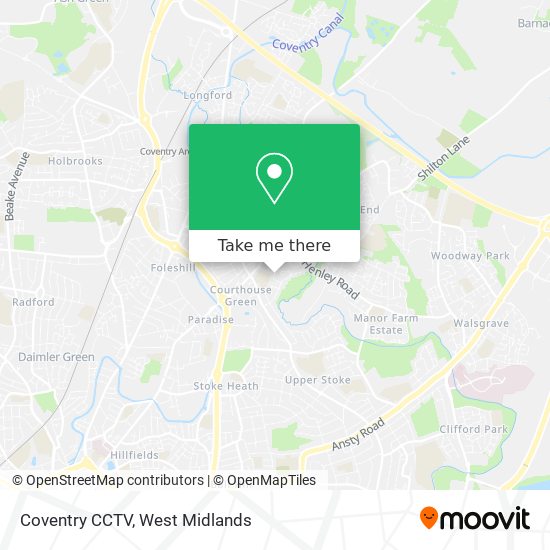 Coventry CCTV map