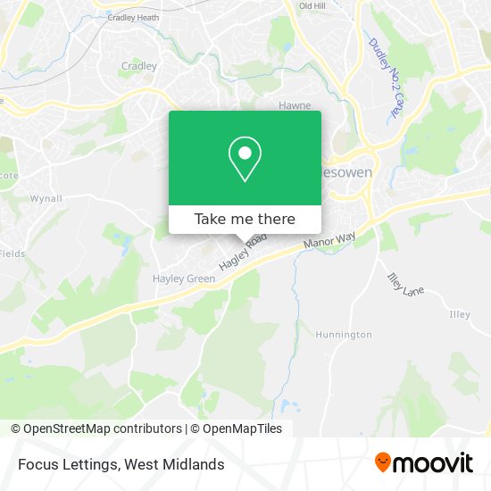Focus Lettings map