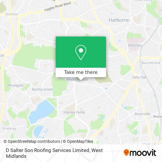 D Salter Son Roofing Services Limited map