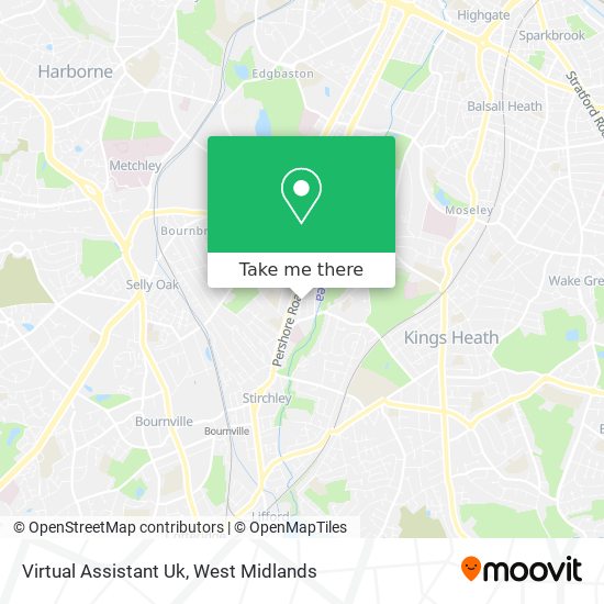 Virtual Assistant Uk map