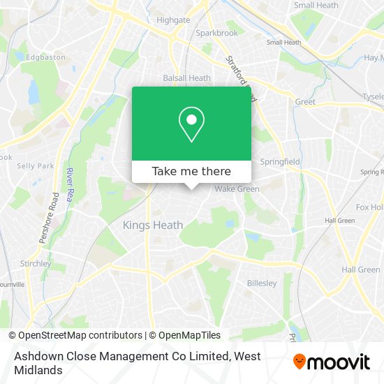 Ashdown Close Management Co Limited map
