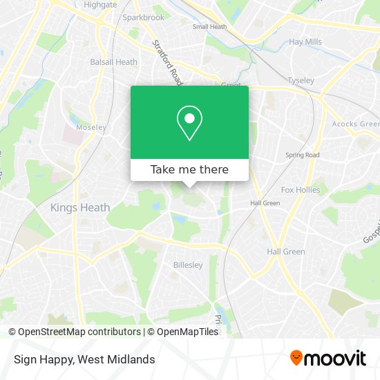 Sign Happy map