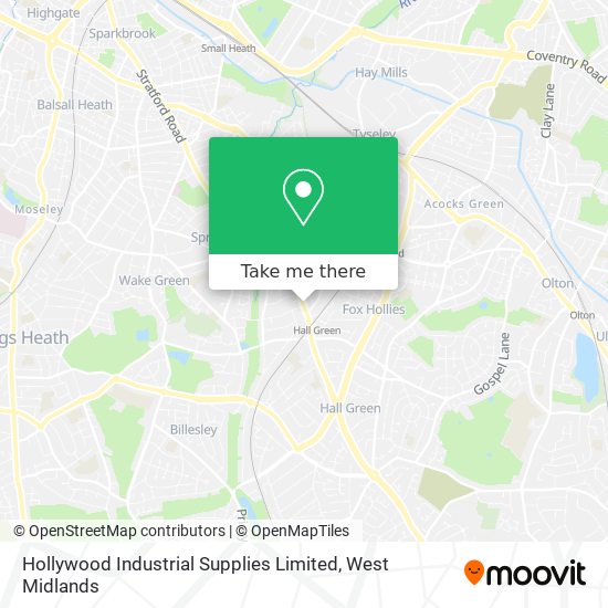 Hollywood Industrial Supplies Limited map