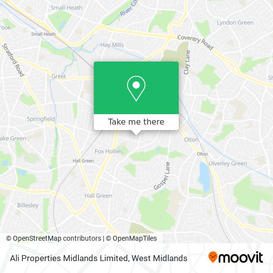 Ali Properties Midlands Limited map