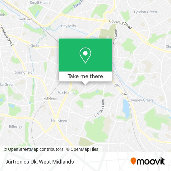 Airtronics Uk map