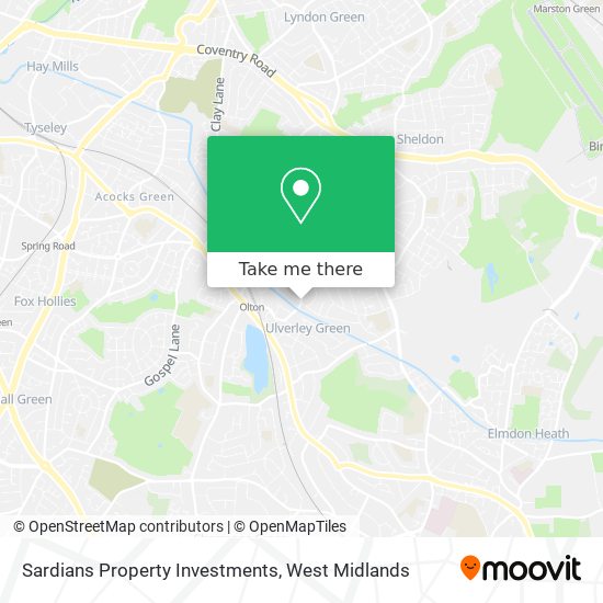 Sardians Property Investments map