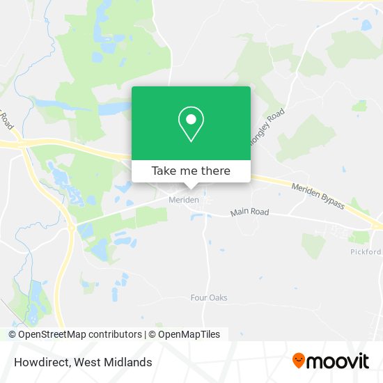Howdirect map