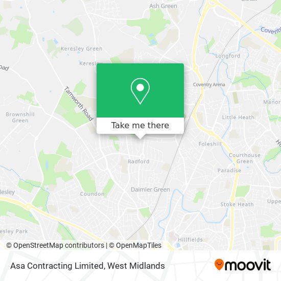 Asa Contracting Limited map