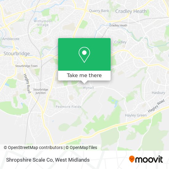 Shropshire Scale Co map