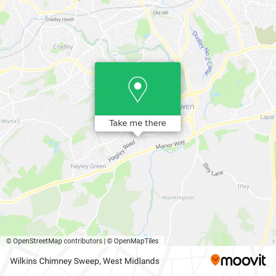 Wilkins Chimney Sweep map