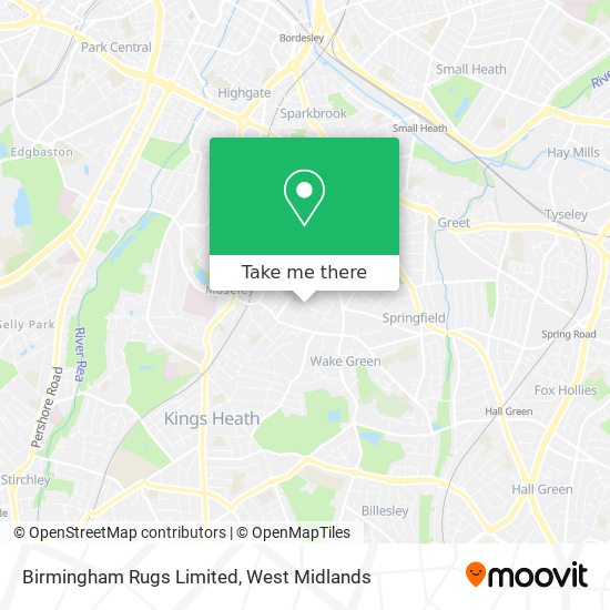 Birmingham Rugs Limited map