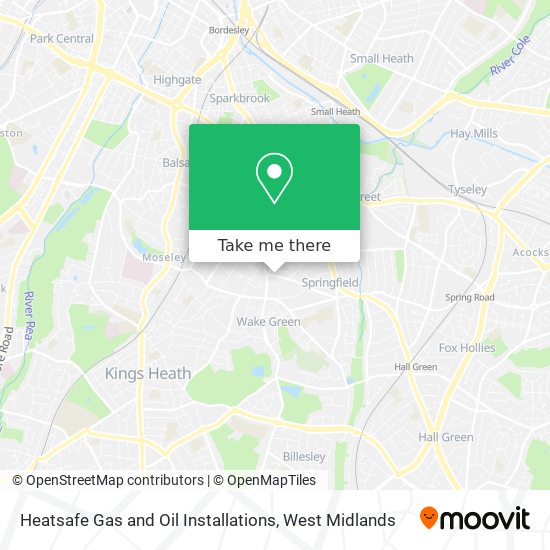 Heatsafe Gas and Oil Installations map