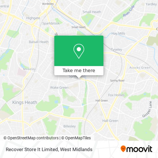 Recover Store It Limited map