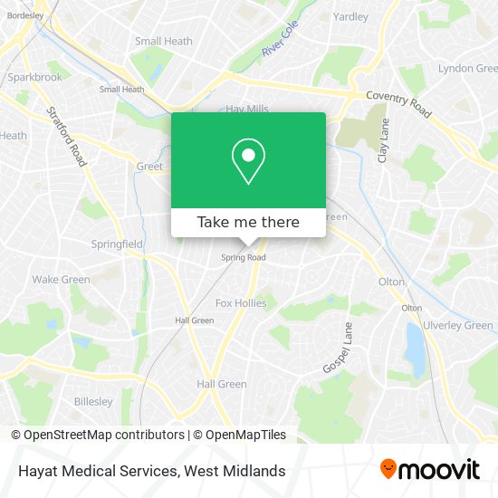 Hayat Medical Services map