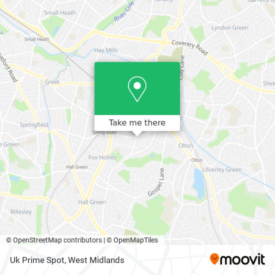 Uk Prime Spot map