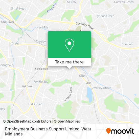 Employment Business Support Limited map