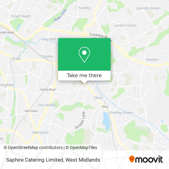 Saphire Catering Limited map