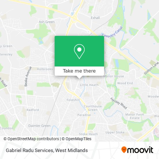 Gabriel Radu Services map