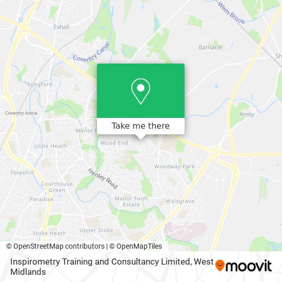 Inspirometry Training and Consultancy Limited map
