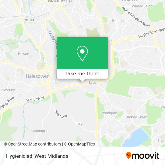 Hygieniclad map