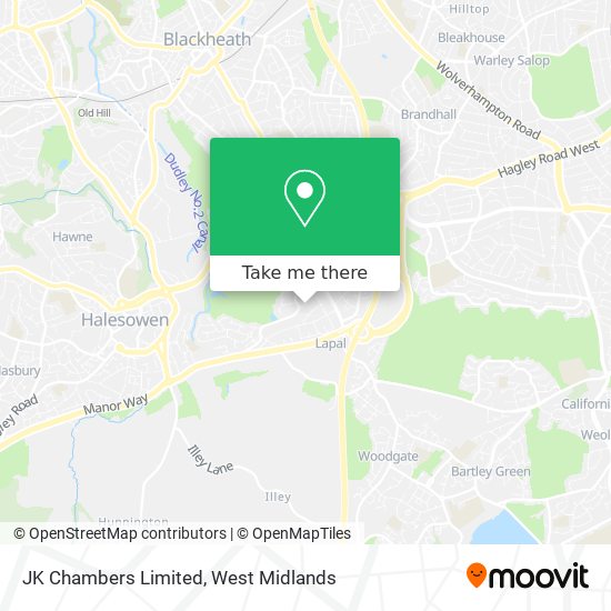 JK Chambers Limited map