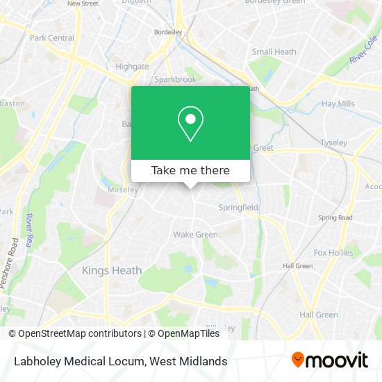 Labholey Medical Locum map