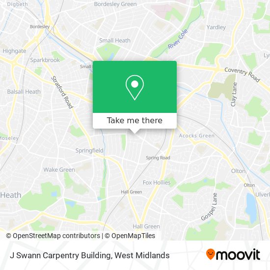 J Swann Carpentry Building map