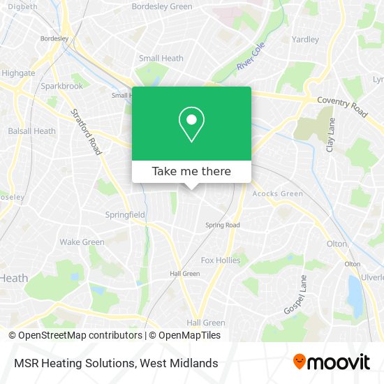 MSR Heating Solutions map