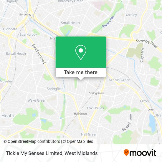 Tickle My Senses Limited map