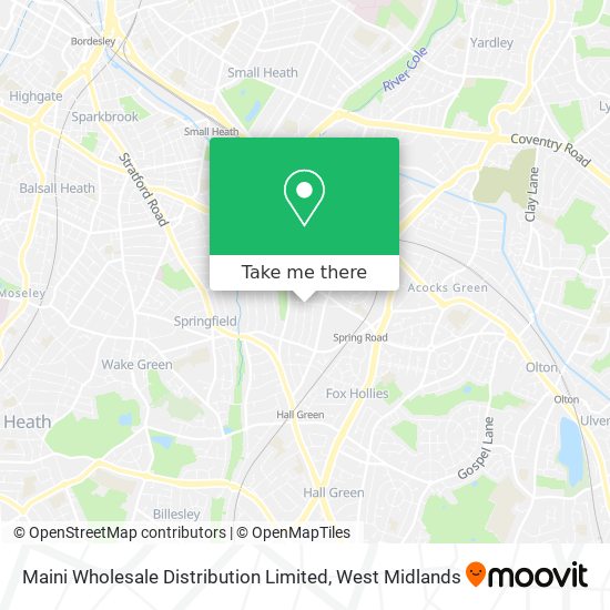 Maini Wholesale Distribution Limited map