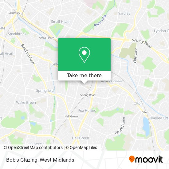 Bob's Glazing map