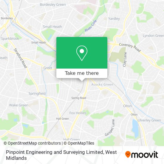 Pinpoint Engineering and Surveying Limited map