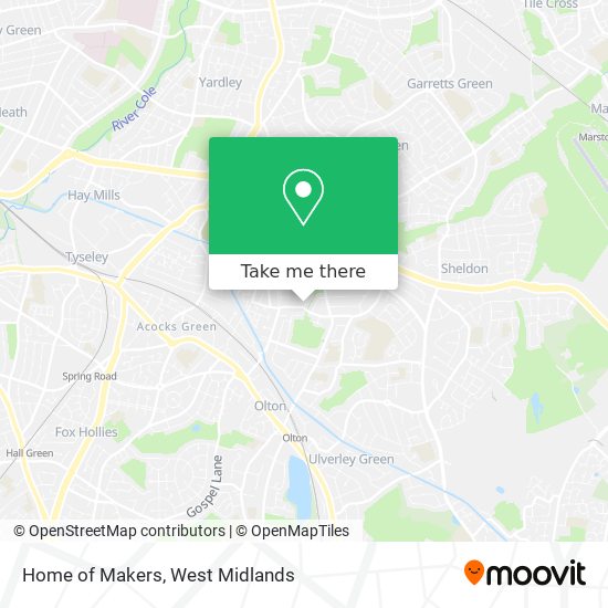 Home of Makers map