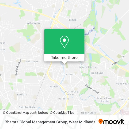 Bhamra Global Management Group map