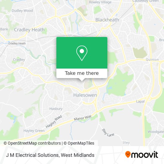 J M Electrical Solutions map